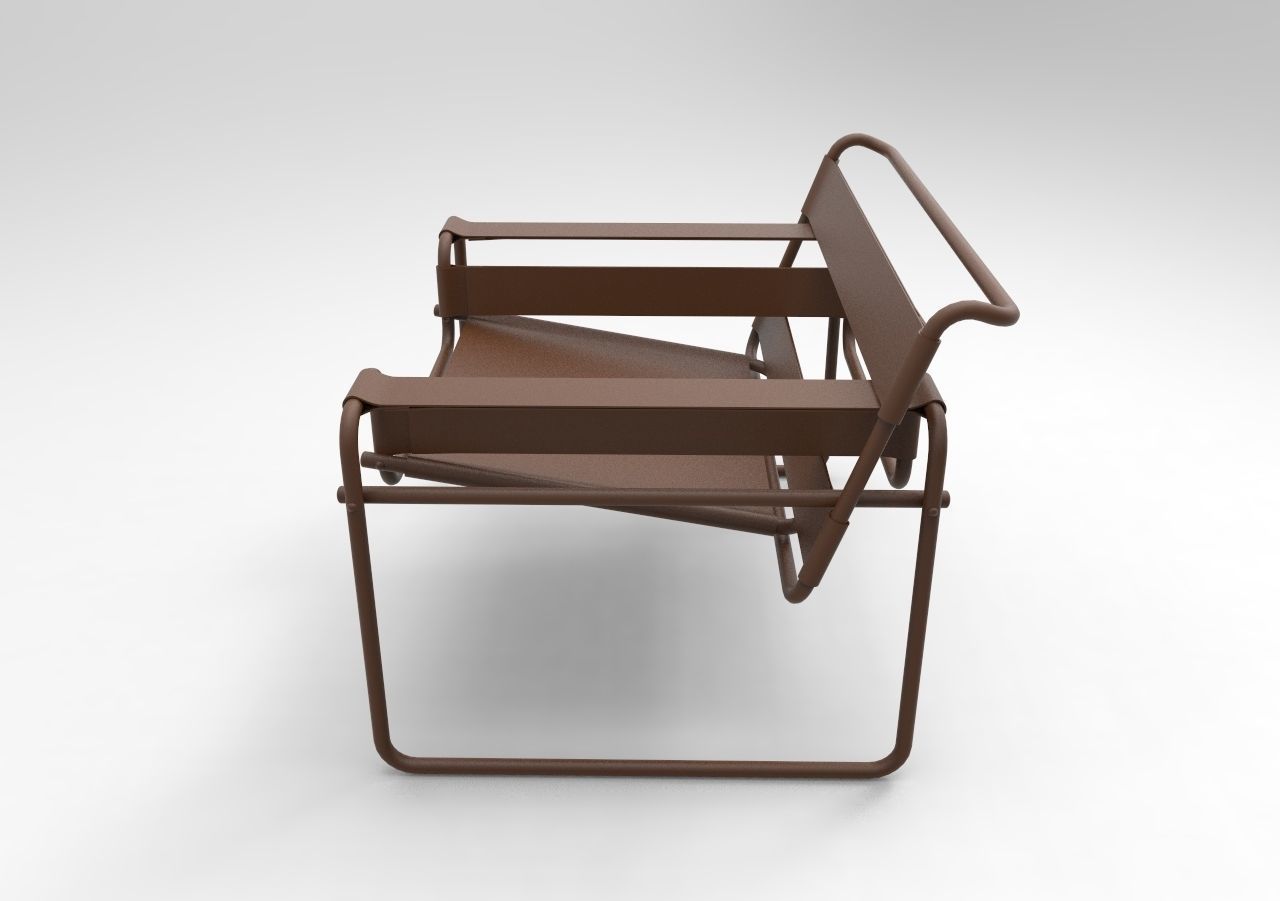 fishing chair 3D print model_1
