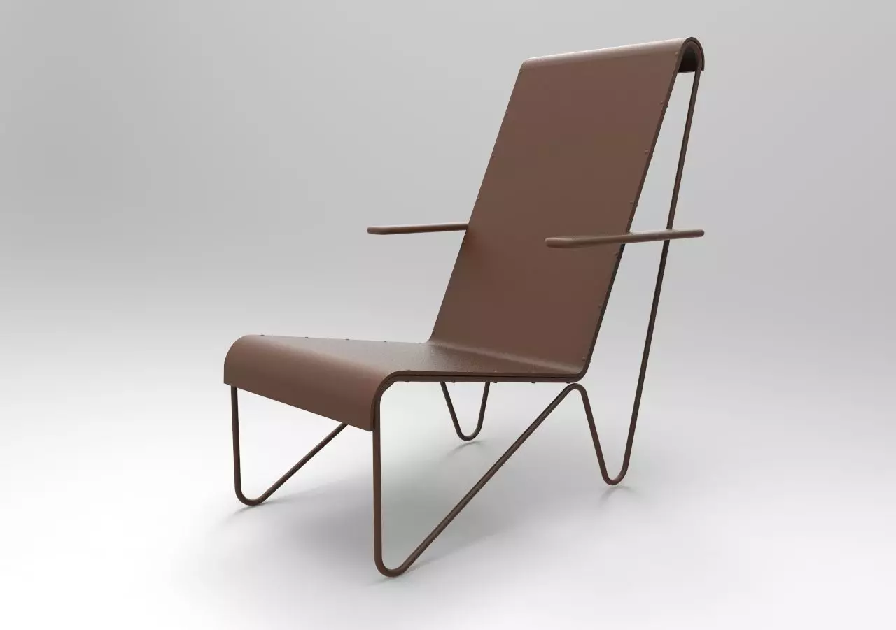 fishing chair mod1 3D print model