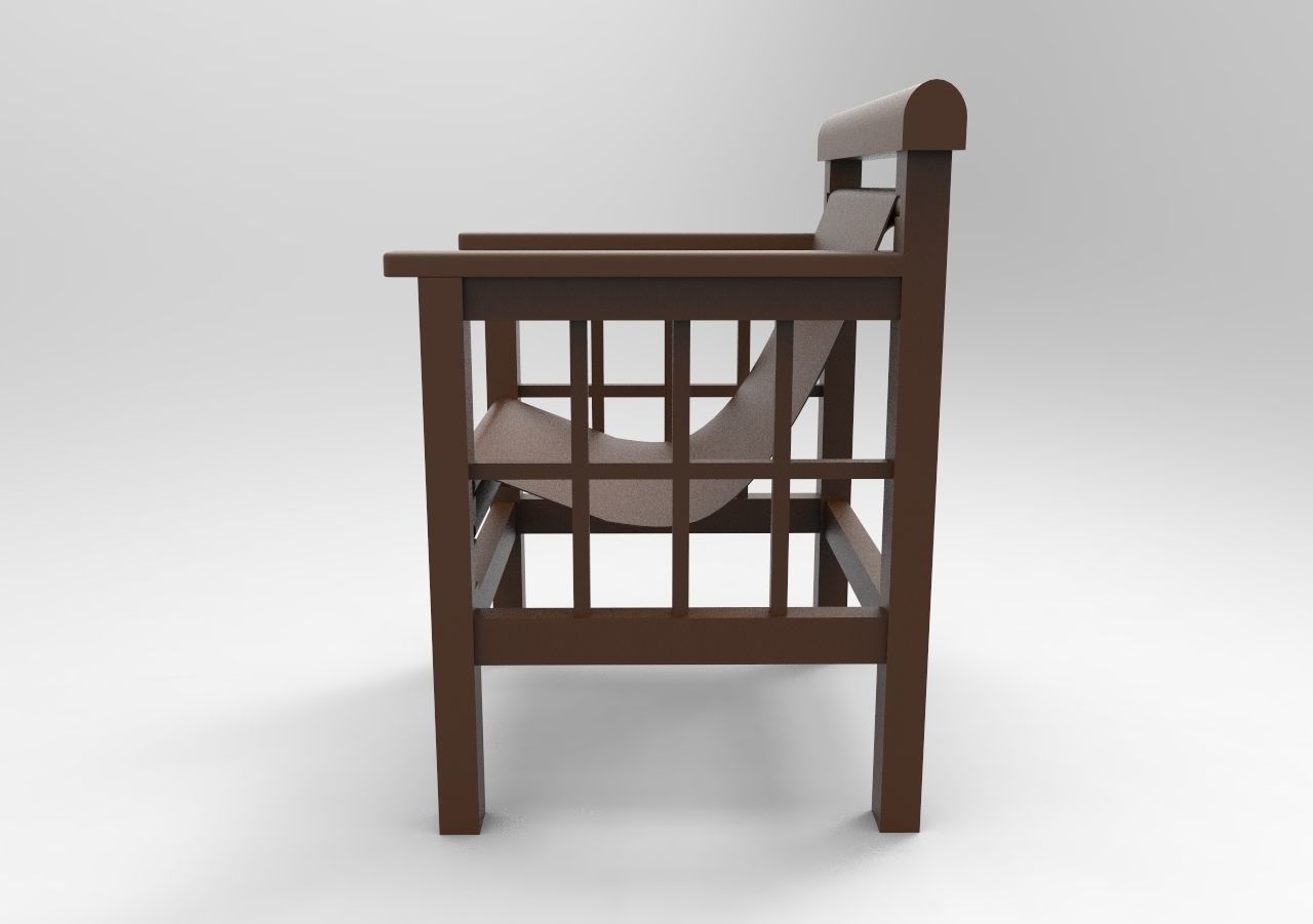 chair mod4 3D print model_1