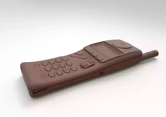 old mobile phone 3D print model