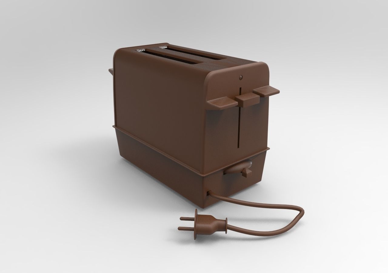 toaster 3D print model_2