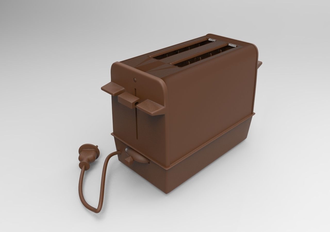 toaster 3D print model_3