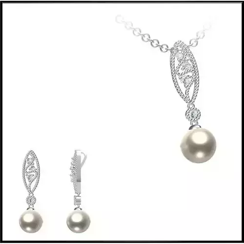 JCD Format Wonderful pearl set jewellery files for sale download