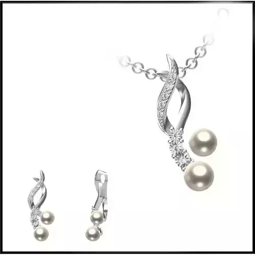 JCD Format Vintage style pearl set jcd jewellery design course