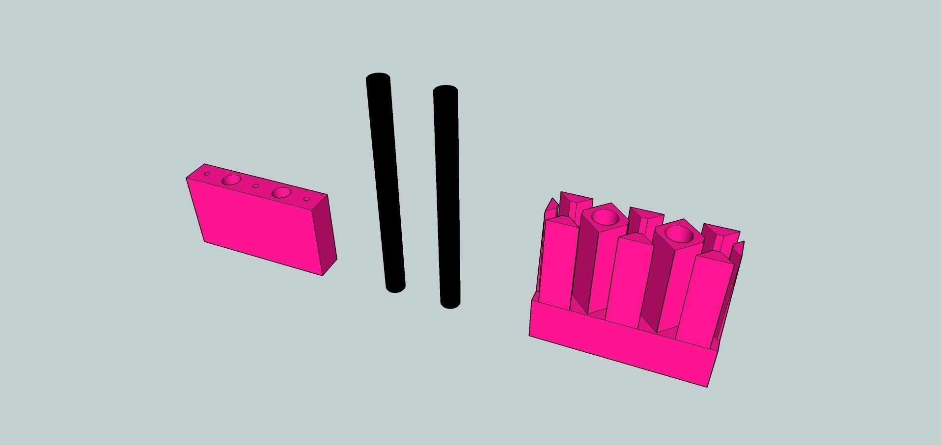 Universal Dart Holder 3D print model_1