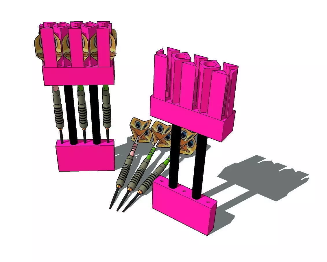 Universal Dart Holder 3D print model_0