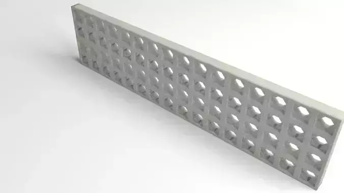 Fence Stone 6 3D model
