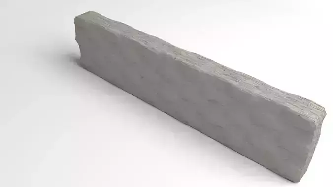 Fence Stone 8 3D model