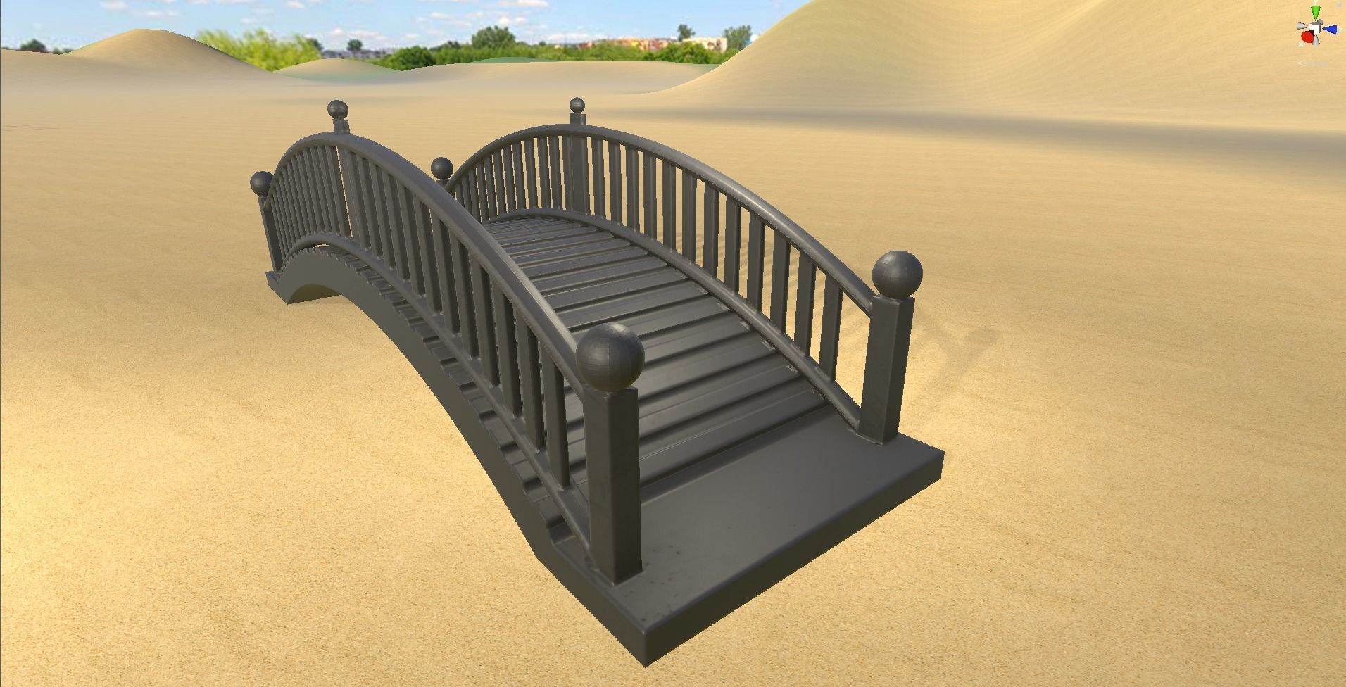HQ Bridges Pack 3D Models Low-poly 3D model_6