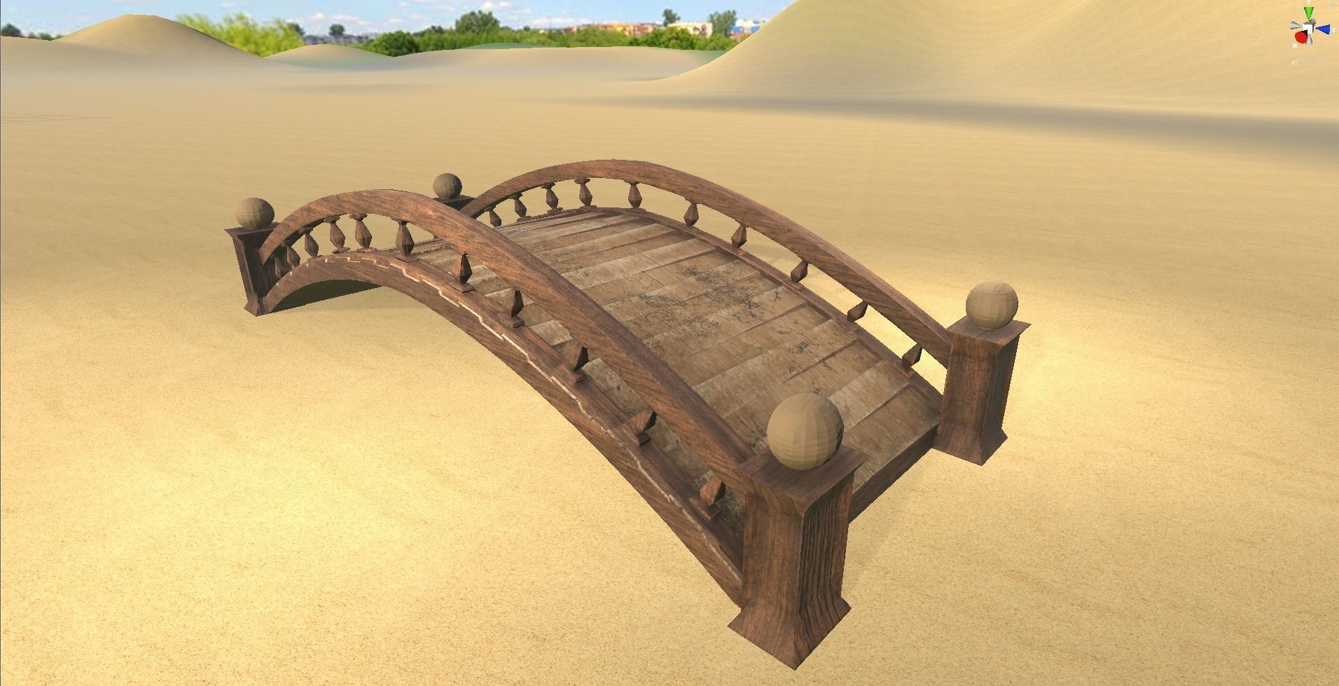 HQ Bridges Pack 3D Models Low-poly 3D model_7