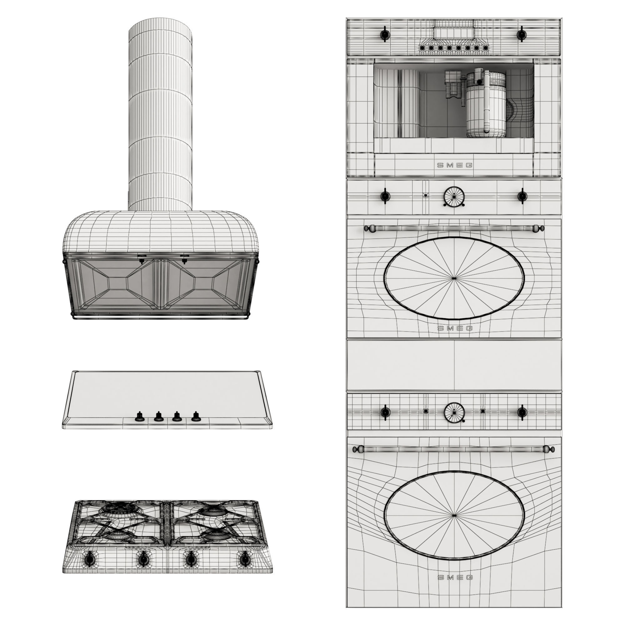 Smeg coloniale 3D model_1