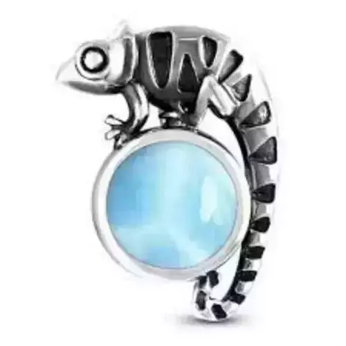 Pendants group cameleon and flower creations 3D model