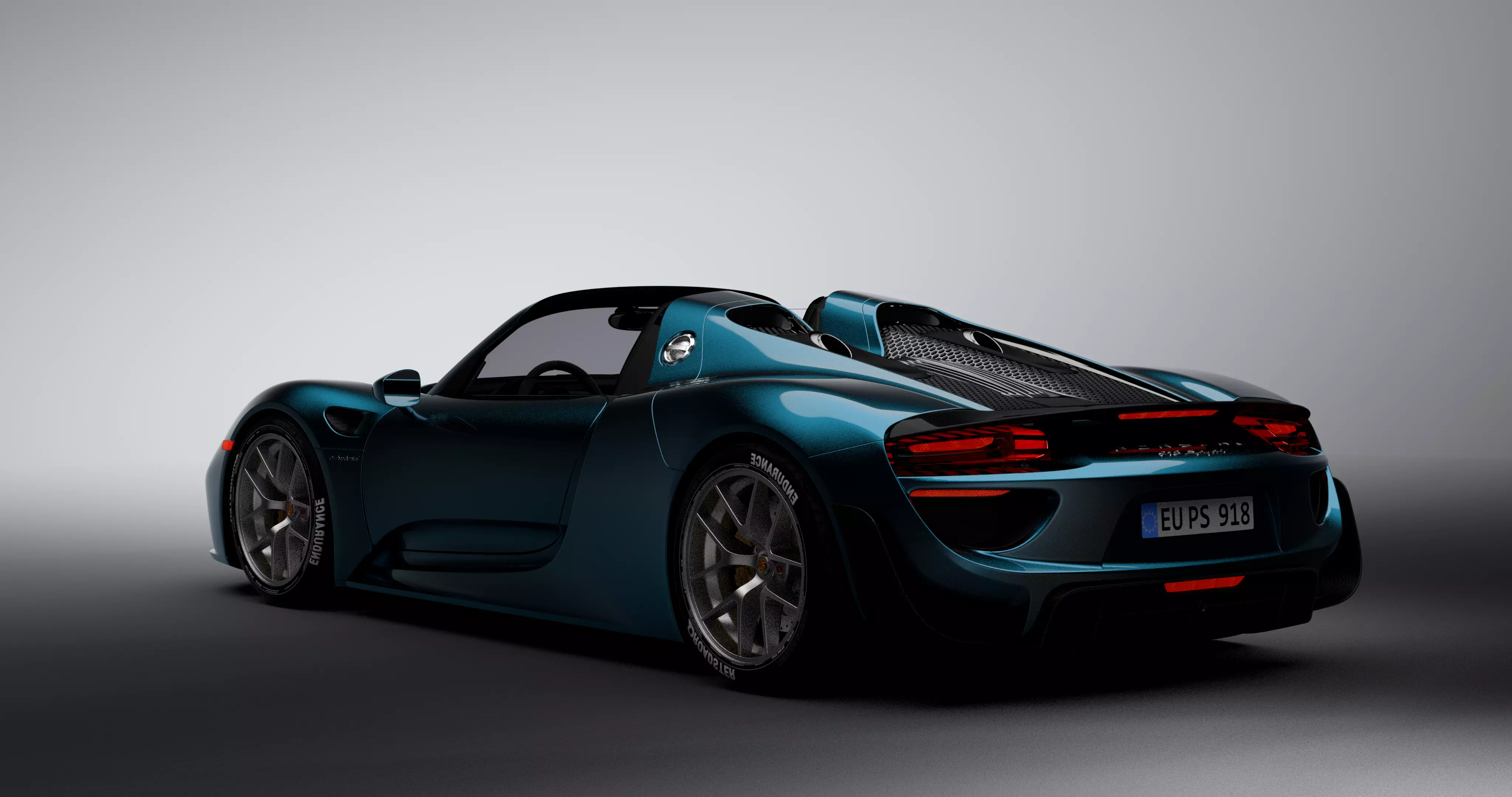 Porsche 918 Spyder 3D model_0