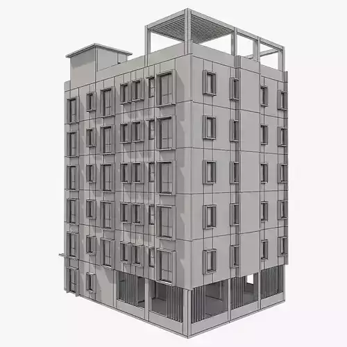 3D model Apartment Building