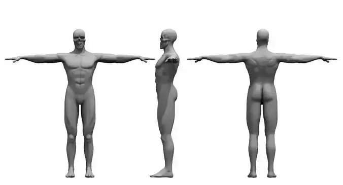 zombie 3d model mannequin