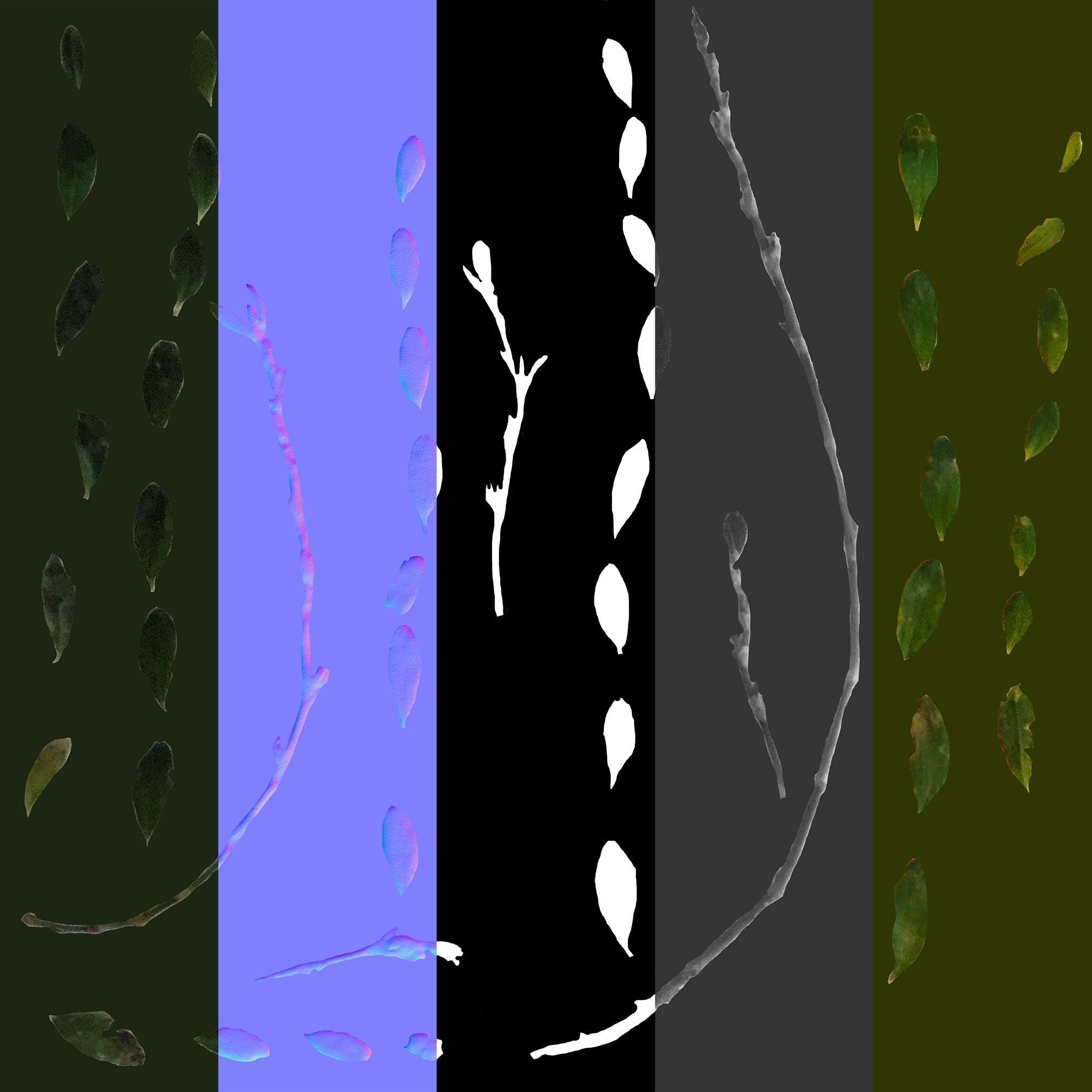 Plant Pack Meadow 3D model_88