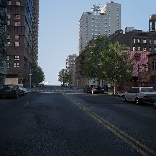 City District C2-R2 3D model 5