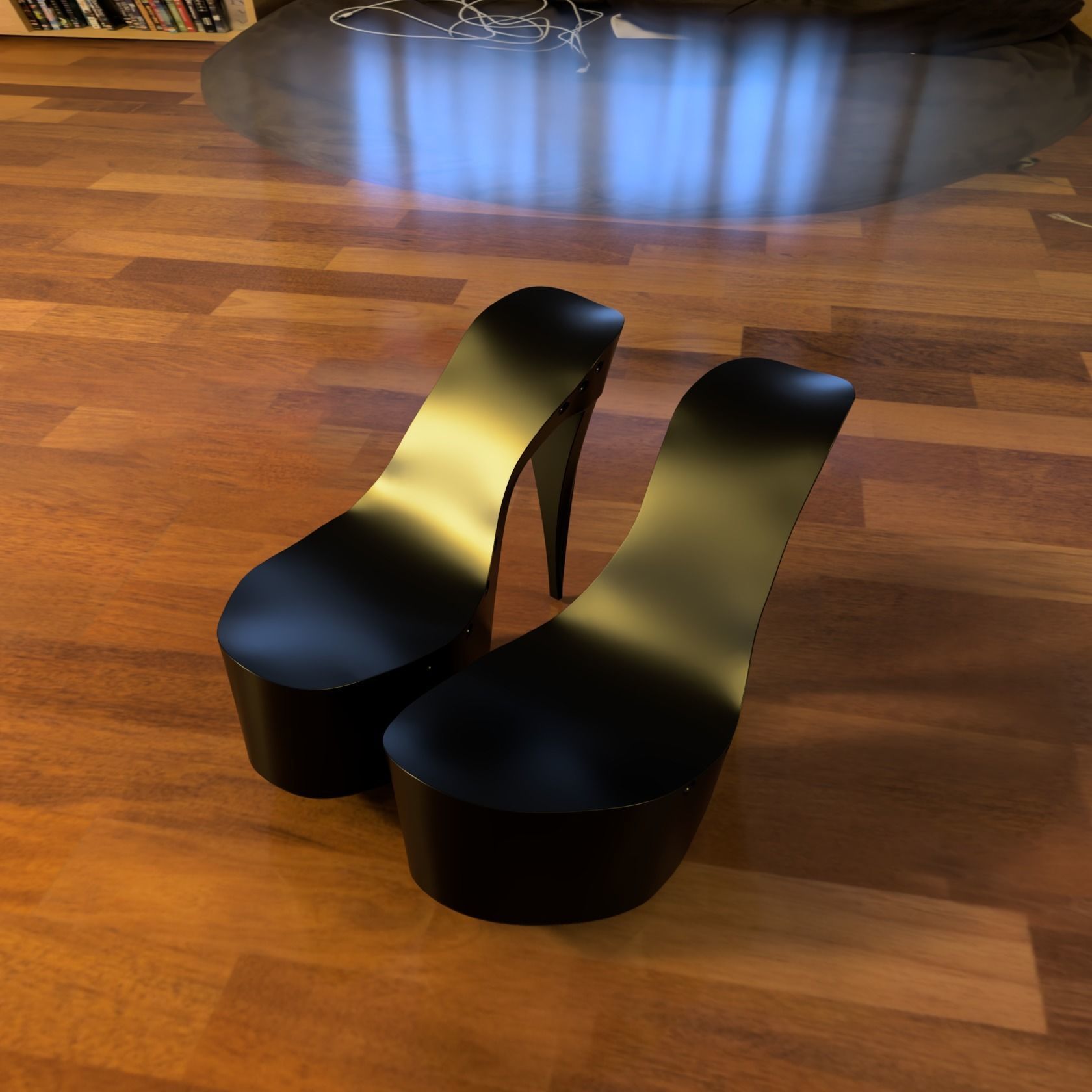 Custom Made Woman High Heels 3D print model_16