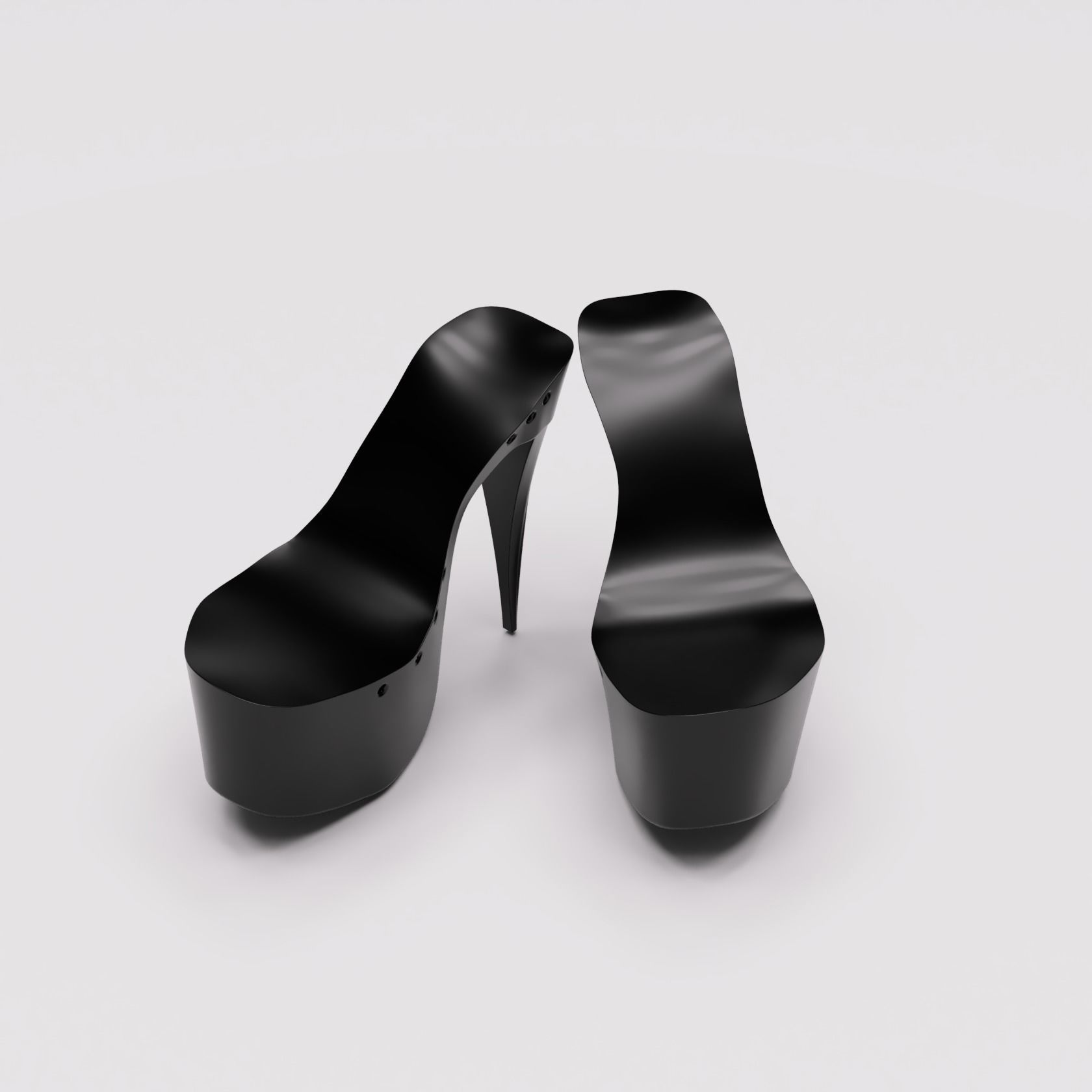 Custom Made Woman High Heels 3D print model_17