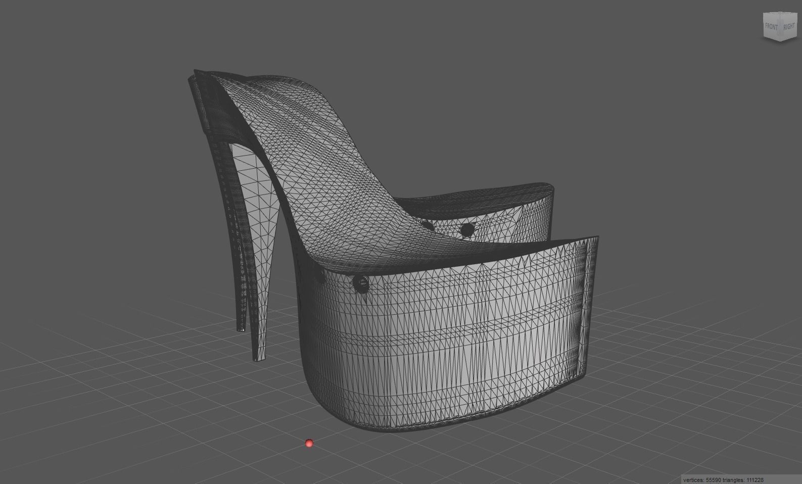Custom Made Woman High Heels 3D print model_12