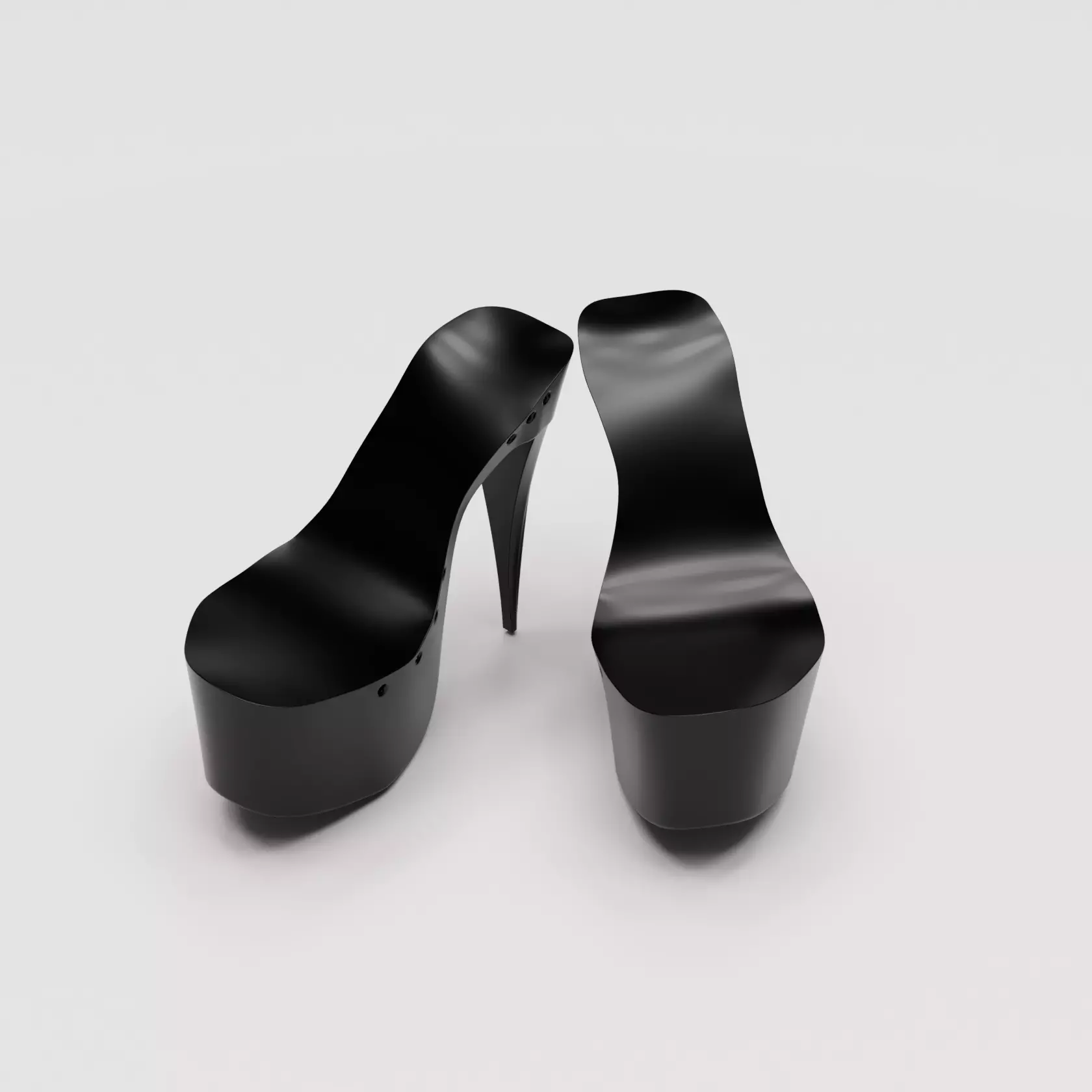Custom Made Woman High Heels 3D print model_0