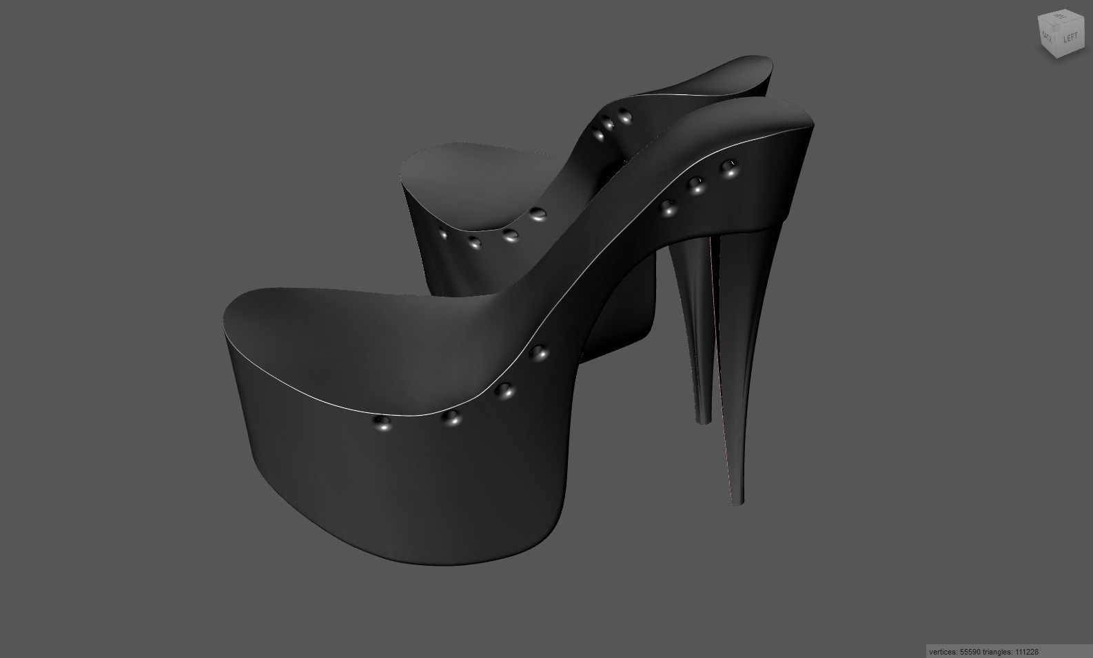 Custom Made Woman High Heels 3D print model_15