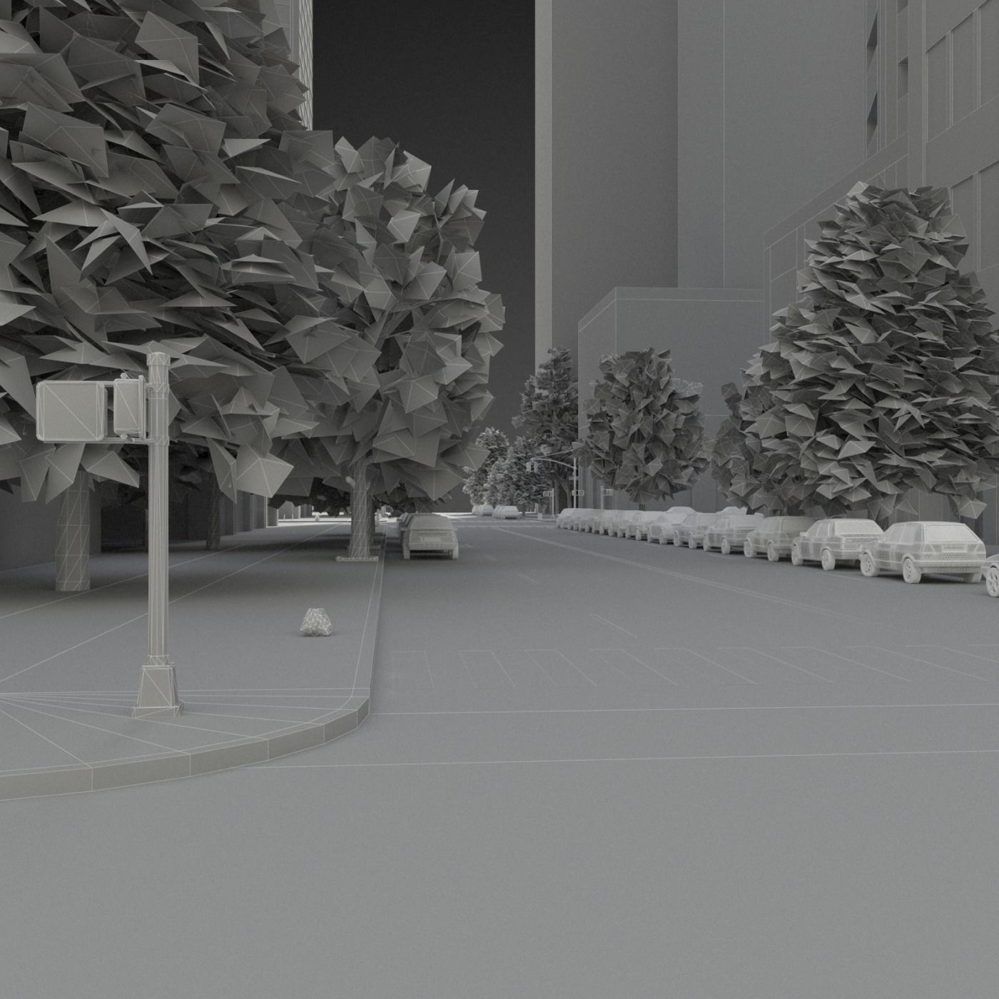 City District H1-H7 3D model_16