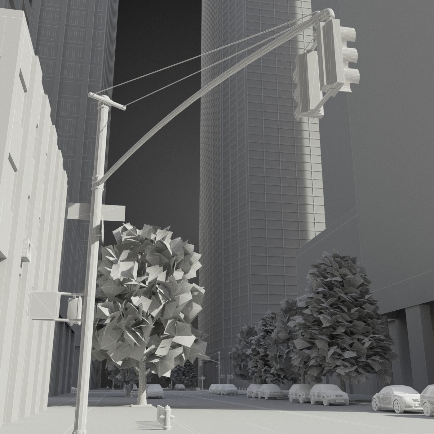 City District H1-H7 3D model_22