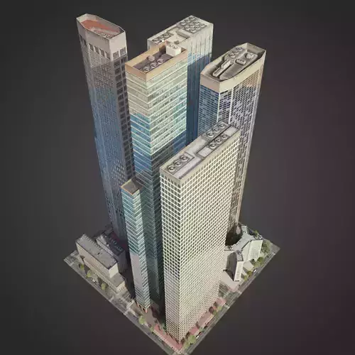 City District H1-H7 3D model