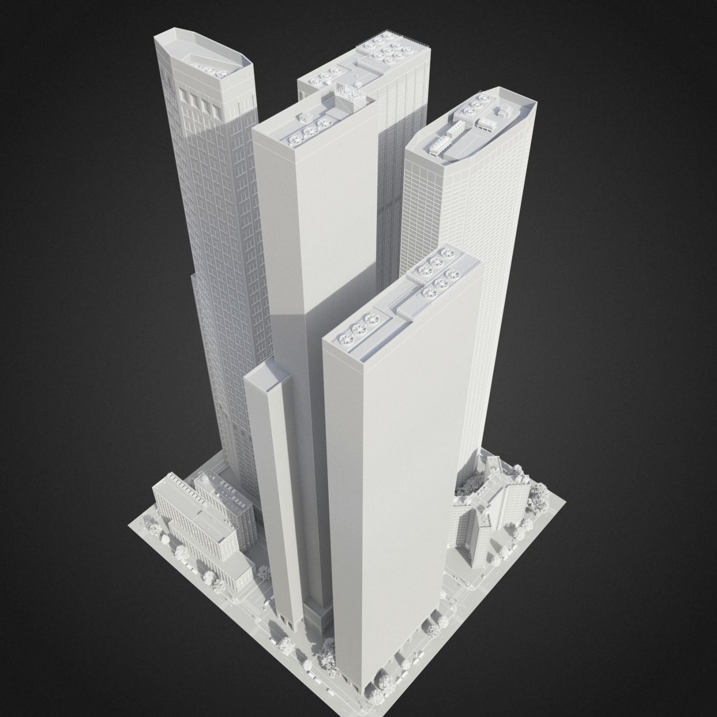 City District H1-H7 3D model_17