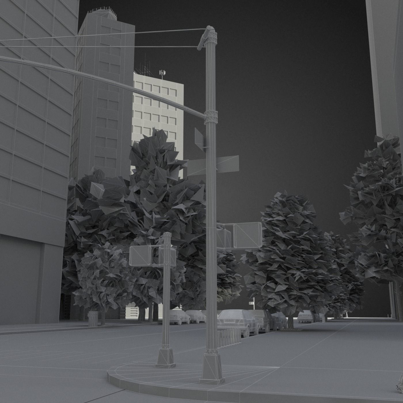 City District H1-H7 3D model_19