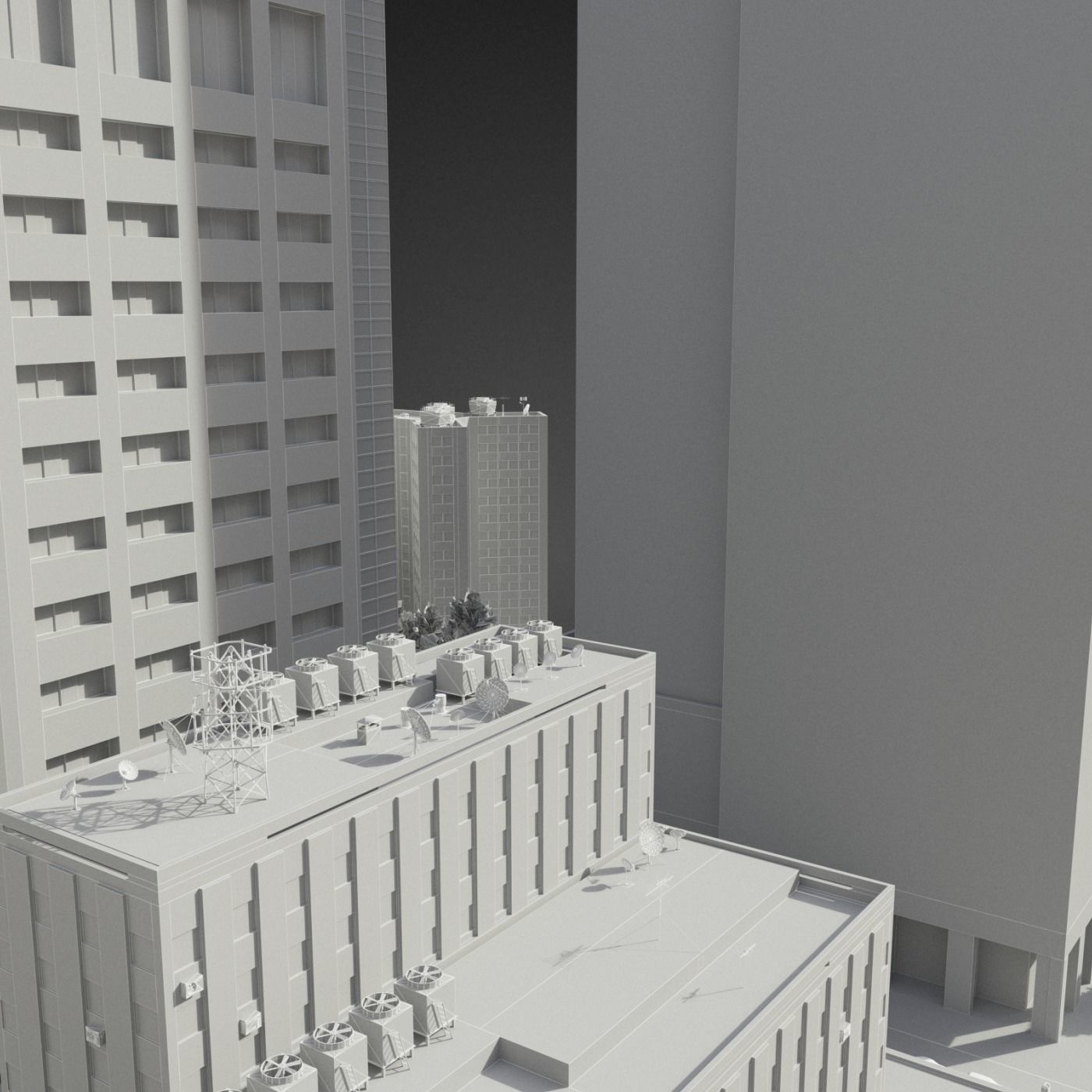 City District H1-H7 3D model_21