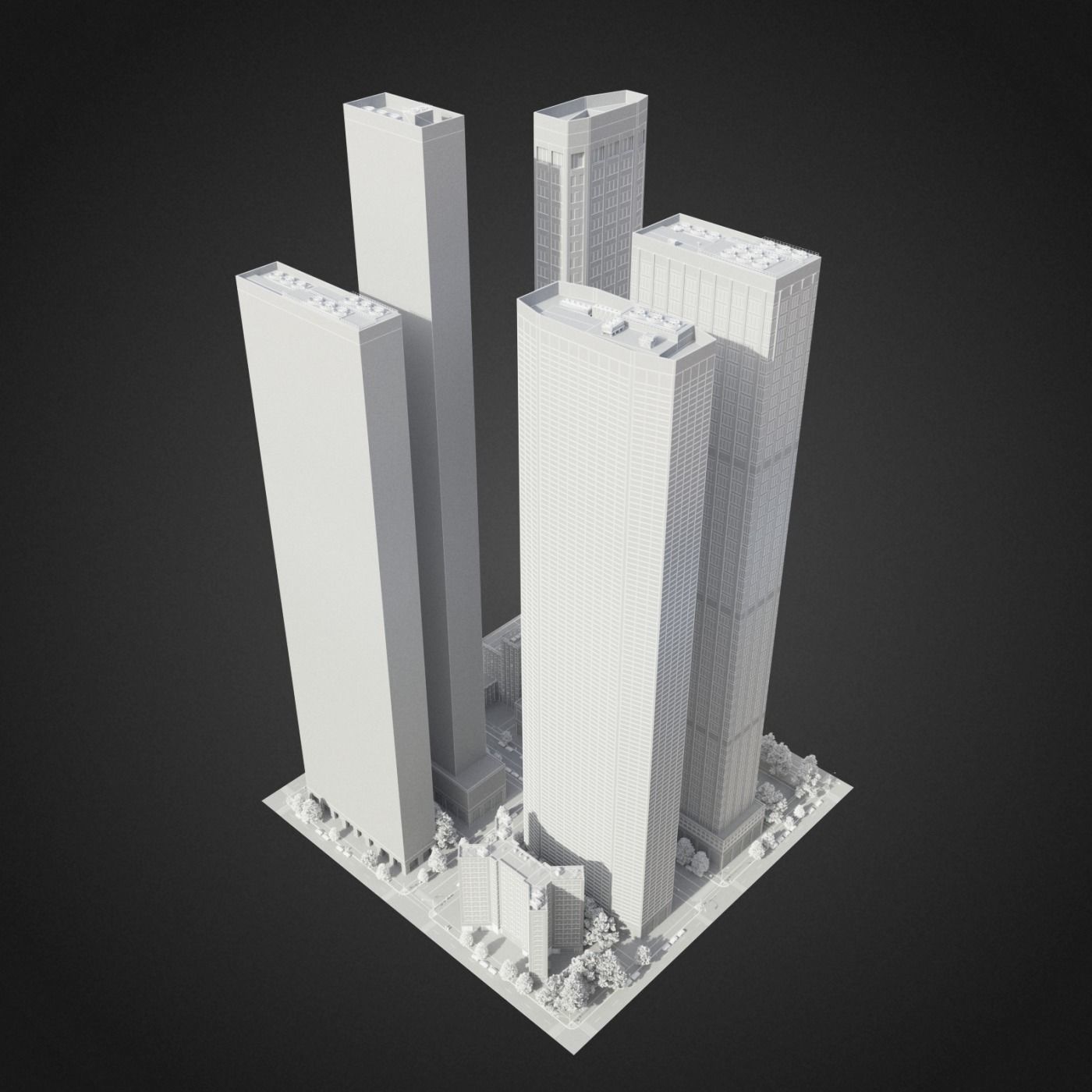 City District H1-H7 3D model_15