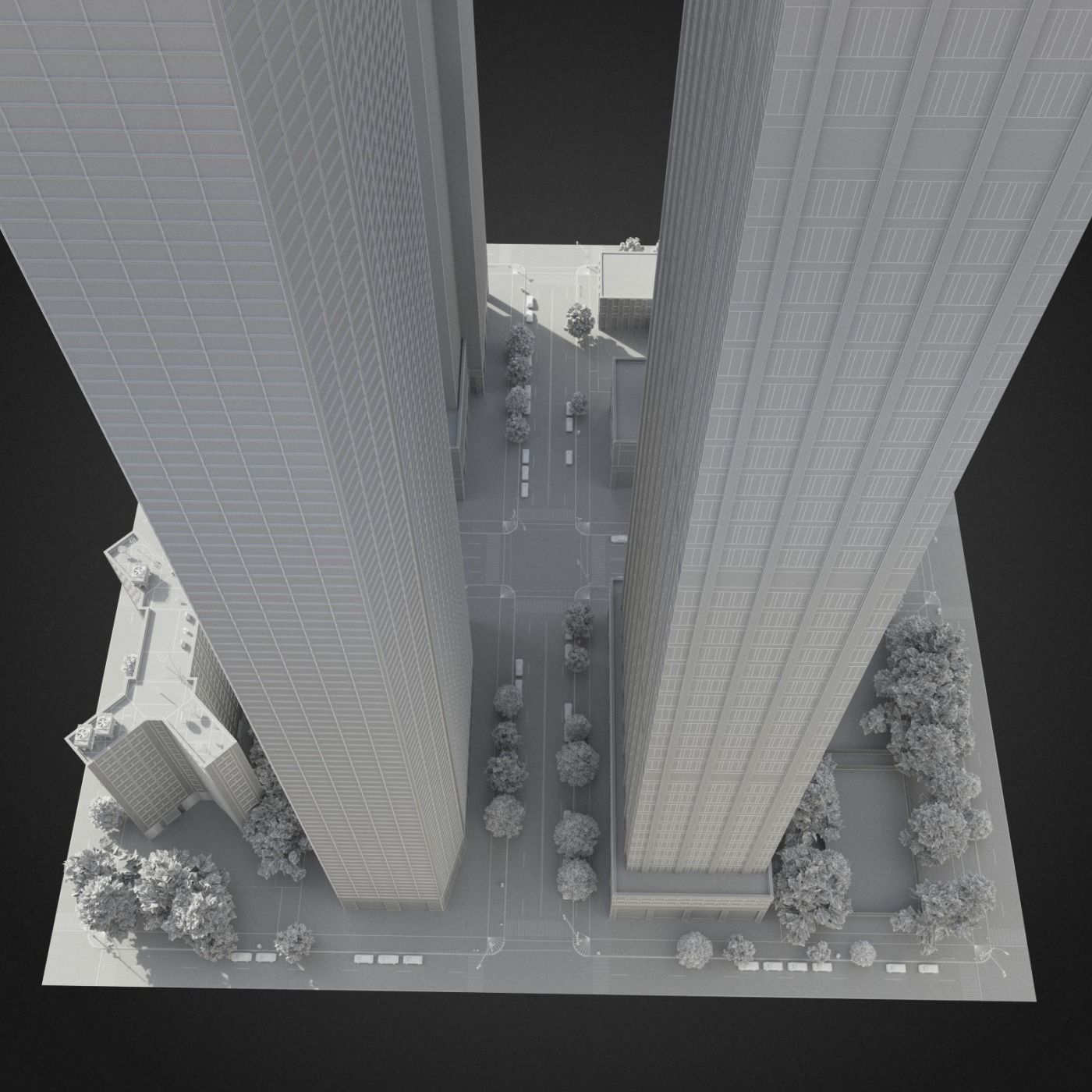 City District H1-H7 3D model_23