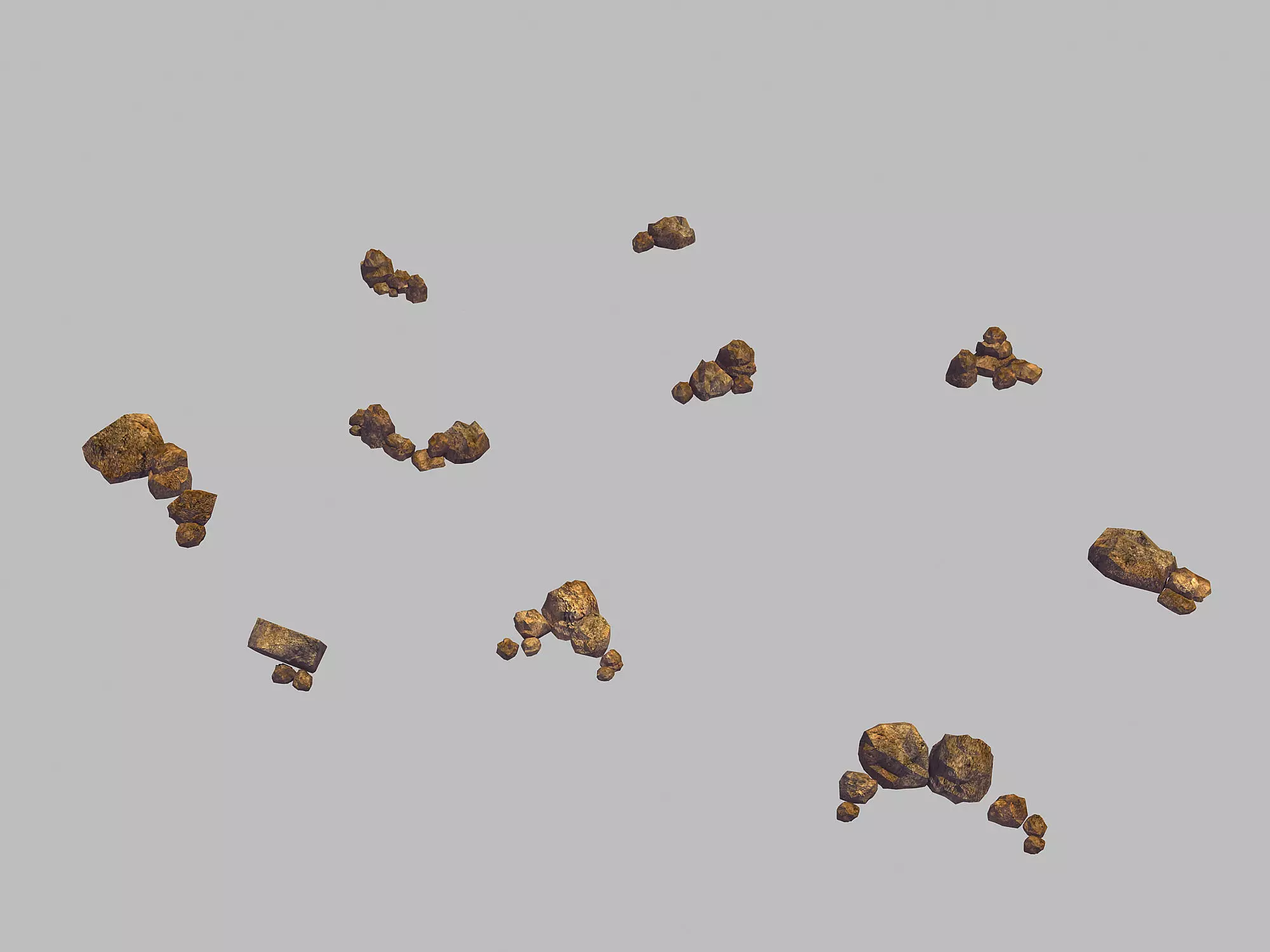 Broken - Stone 03 3D model_0