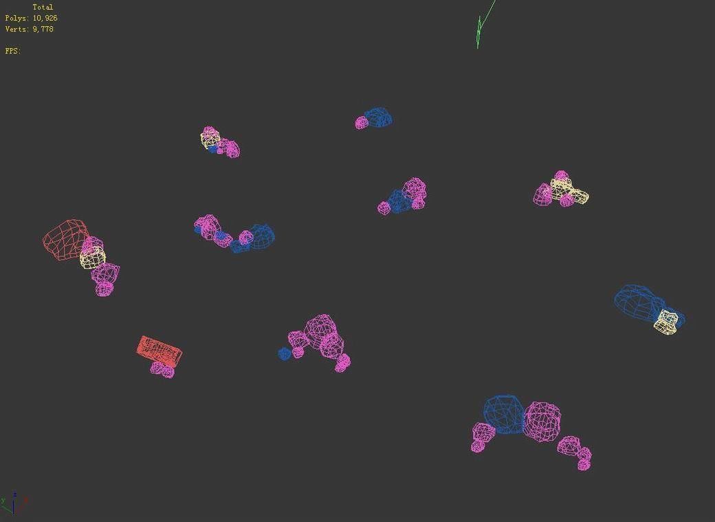 Broken - Stone 03 3D model_2