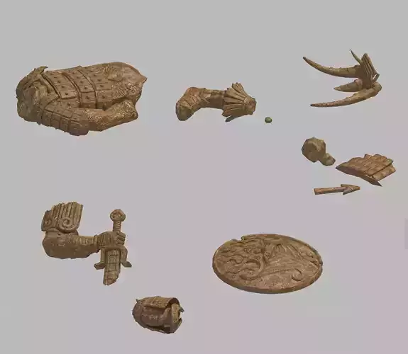 Broken - Soldier Sculpture 03