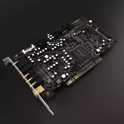 Sound Card 3D model