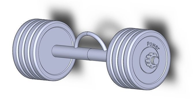 pedant dumbbell Free 3D print model