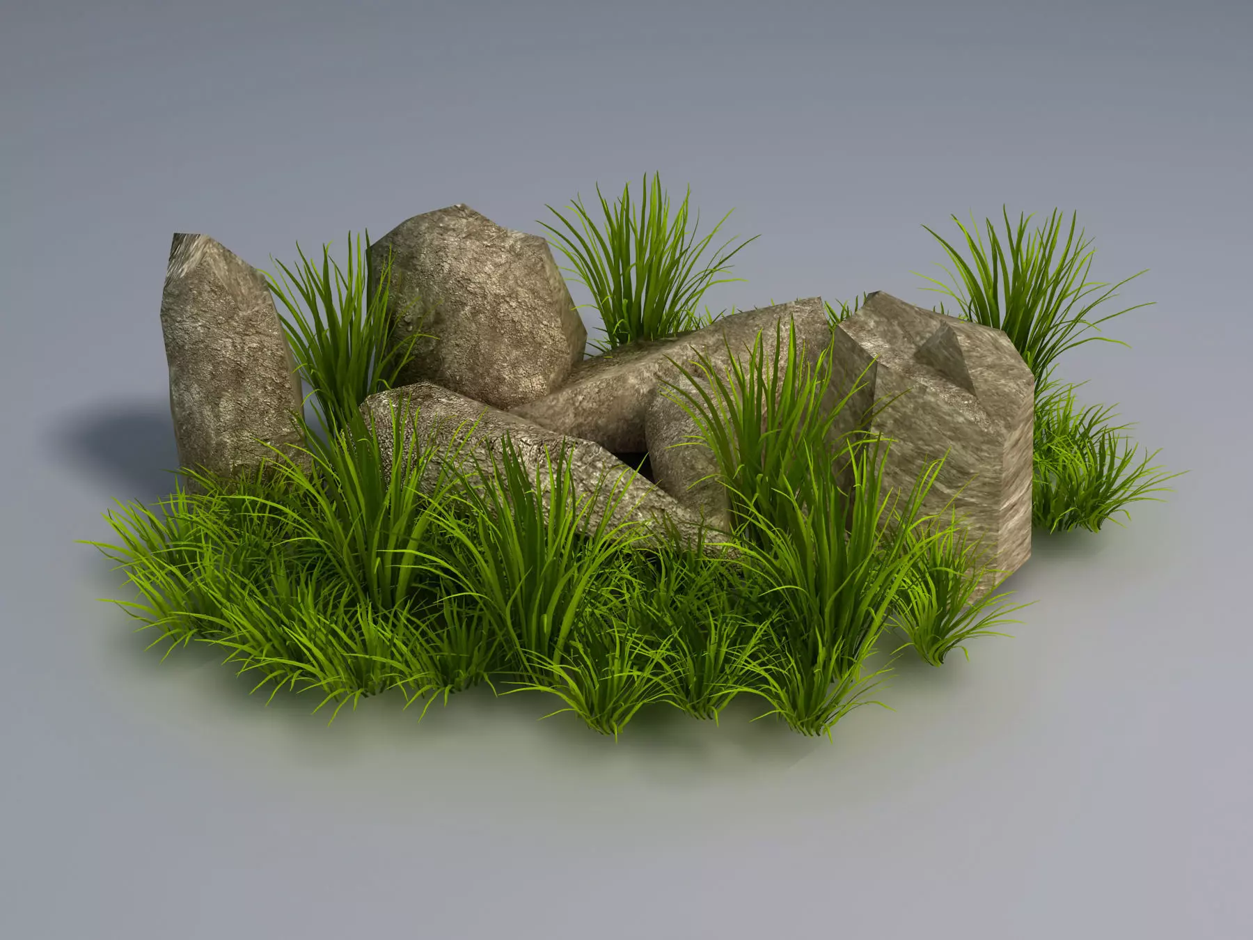 Brushwood - Gravel 02 3D model_0