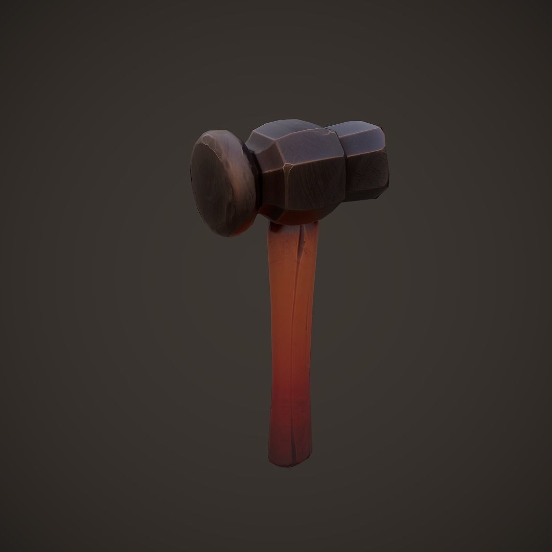 Stylized PBR Tools Pack Low-poly 3D model_10