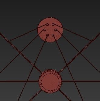 Montfaucon Chandelierr 3D model_2