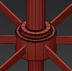 Jonathan Browning Modern Chandelier 3D model_2