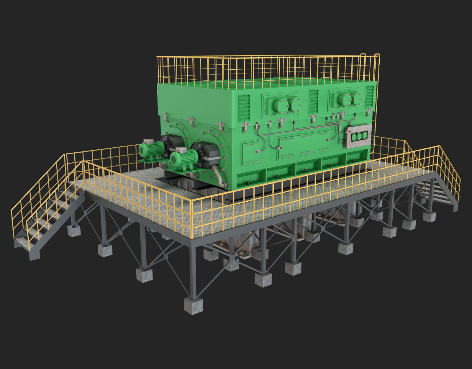 Machinery Part 2 3D model_1