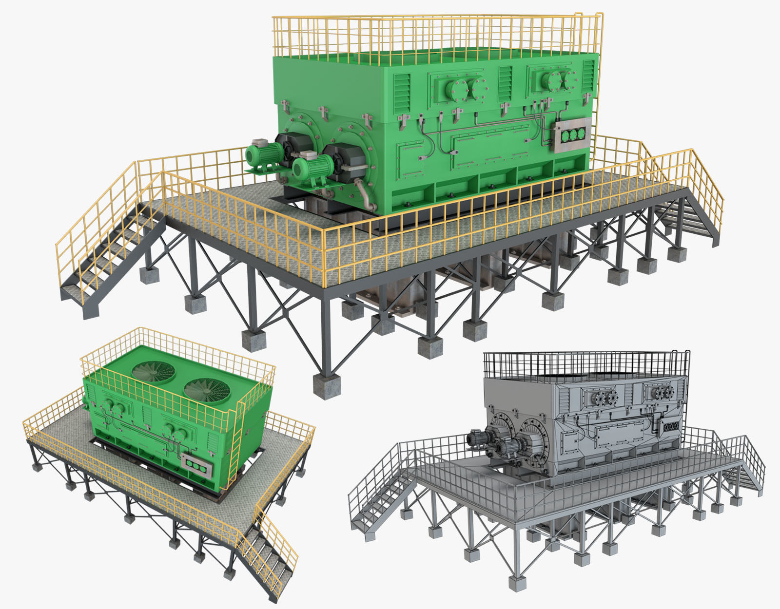 Machinery Part 2 3D model_2