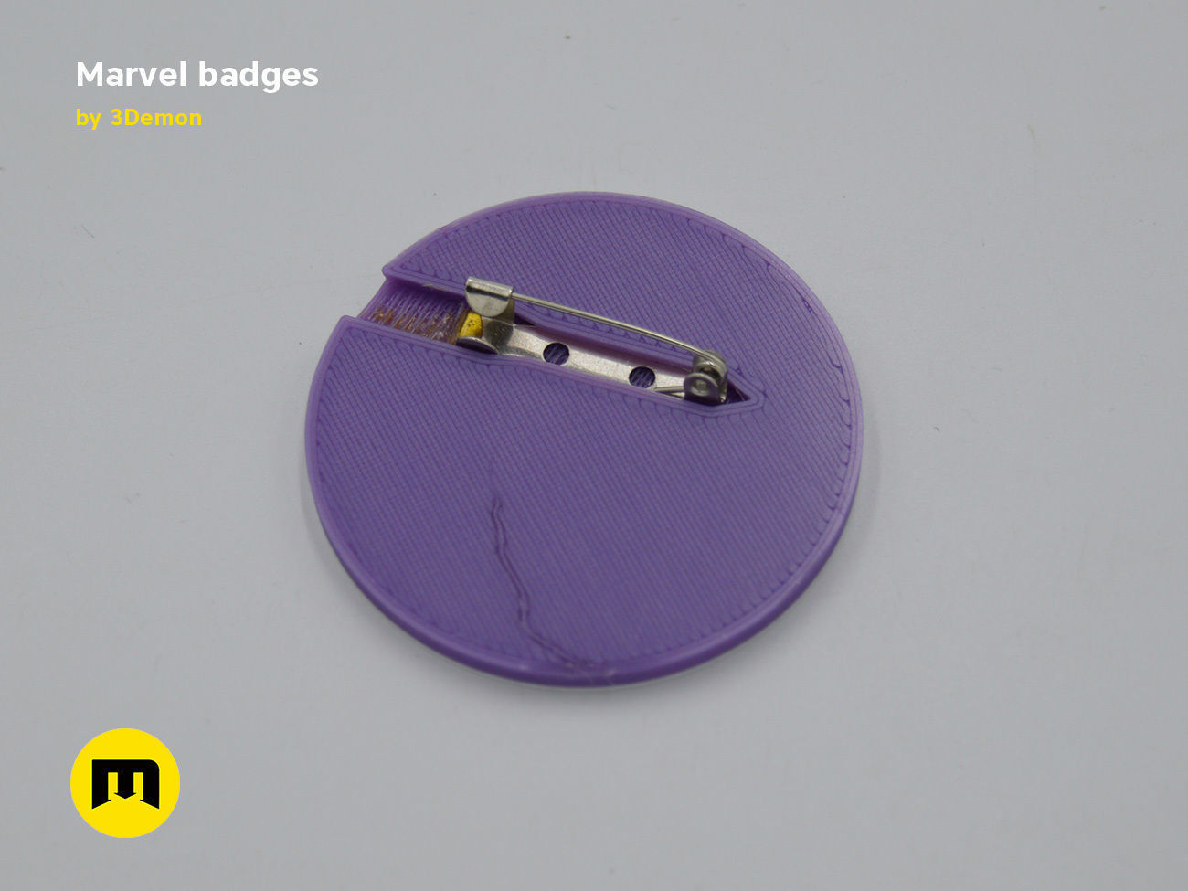 Marvel Badge Designs With Colors 3D print model_10