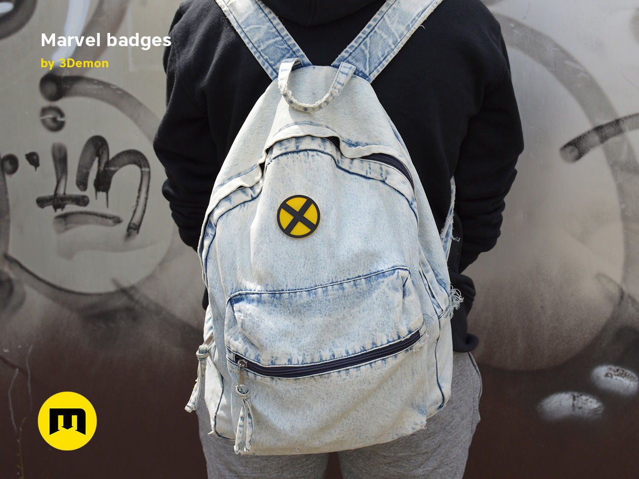 Marvel Badge Designs With Colors 3D print model_18