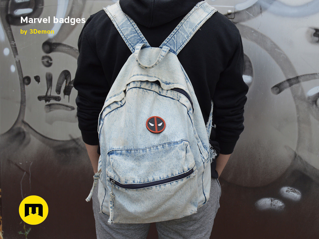 Marvel Badge Designs With Colors 3D print model_22