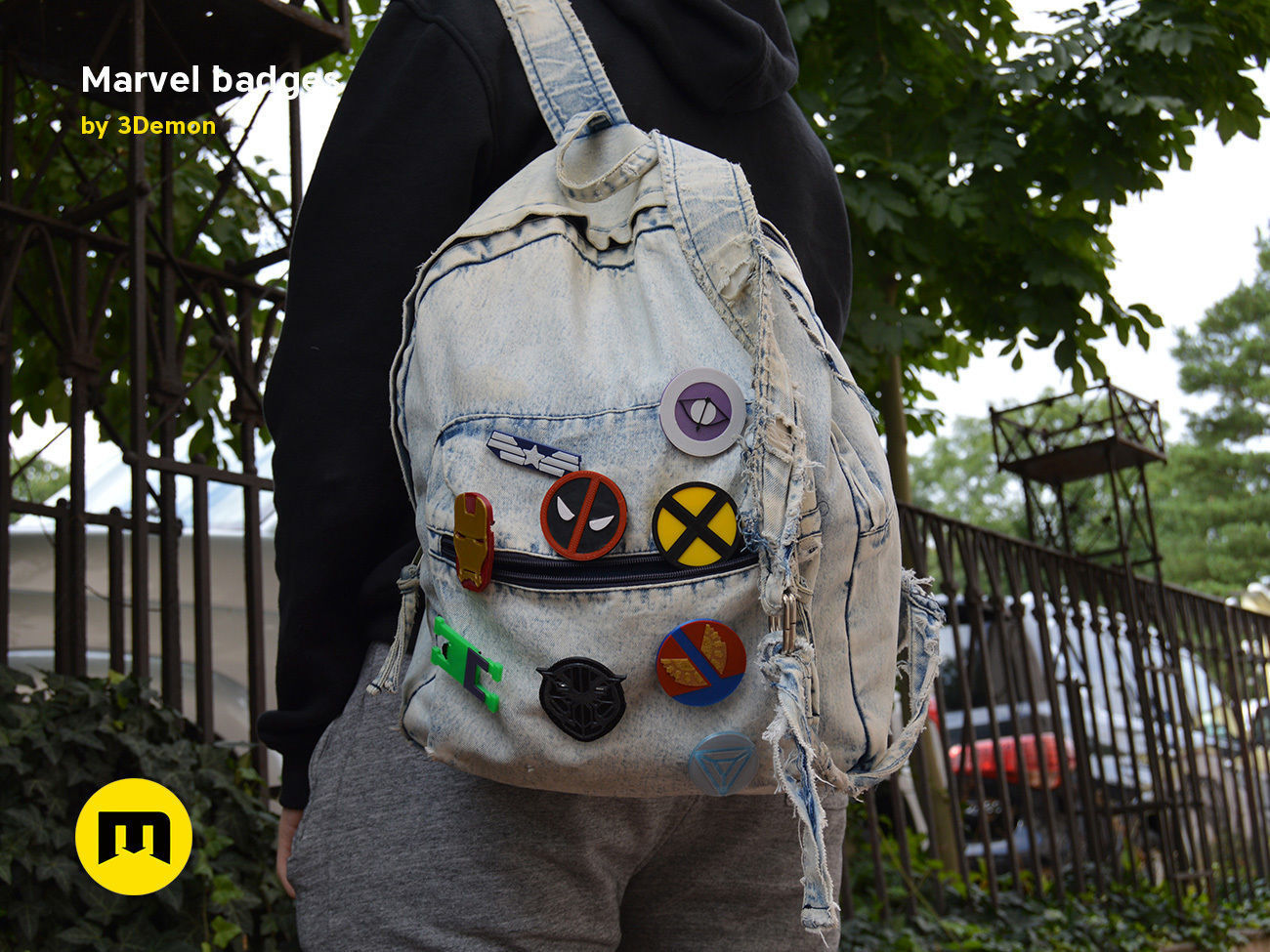 Marvel Badge Designs With Colors 3D print model_28