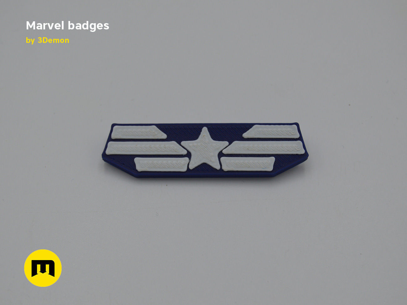 Marvel Badge Designs With Colors 3D print model_15